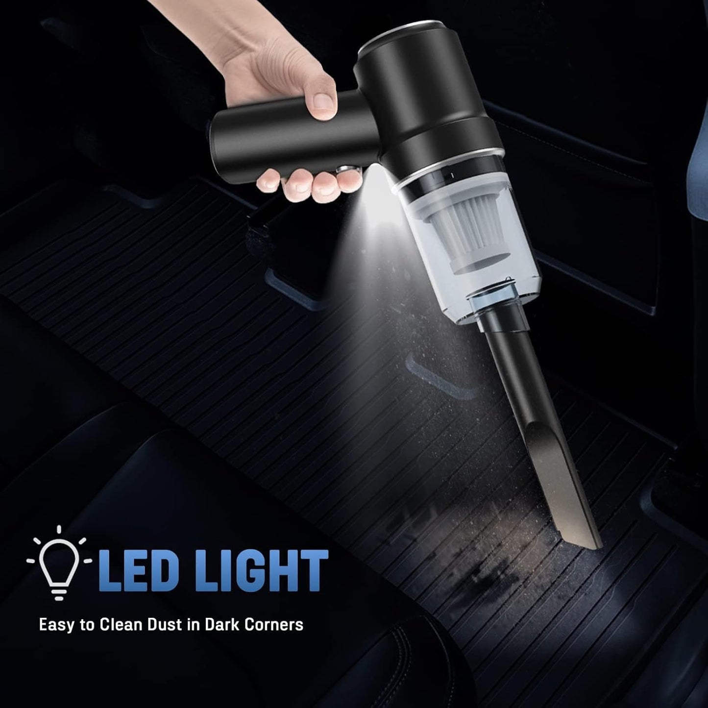 Portable Wireless Car Vacuum Cleaner Wireless Vacuum Cleaner Dual Use for Home and Car 120W High Power Powerful Vacuum Cleaner