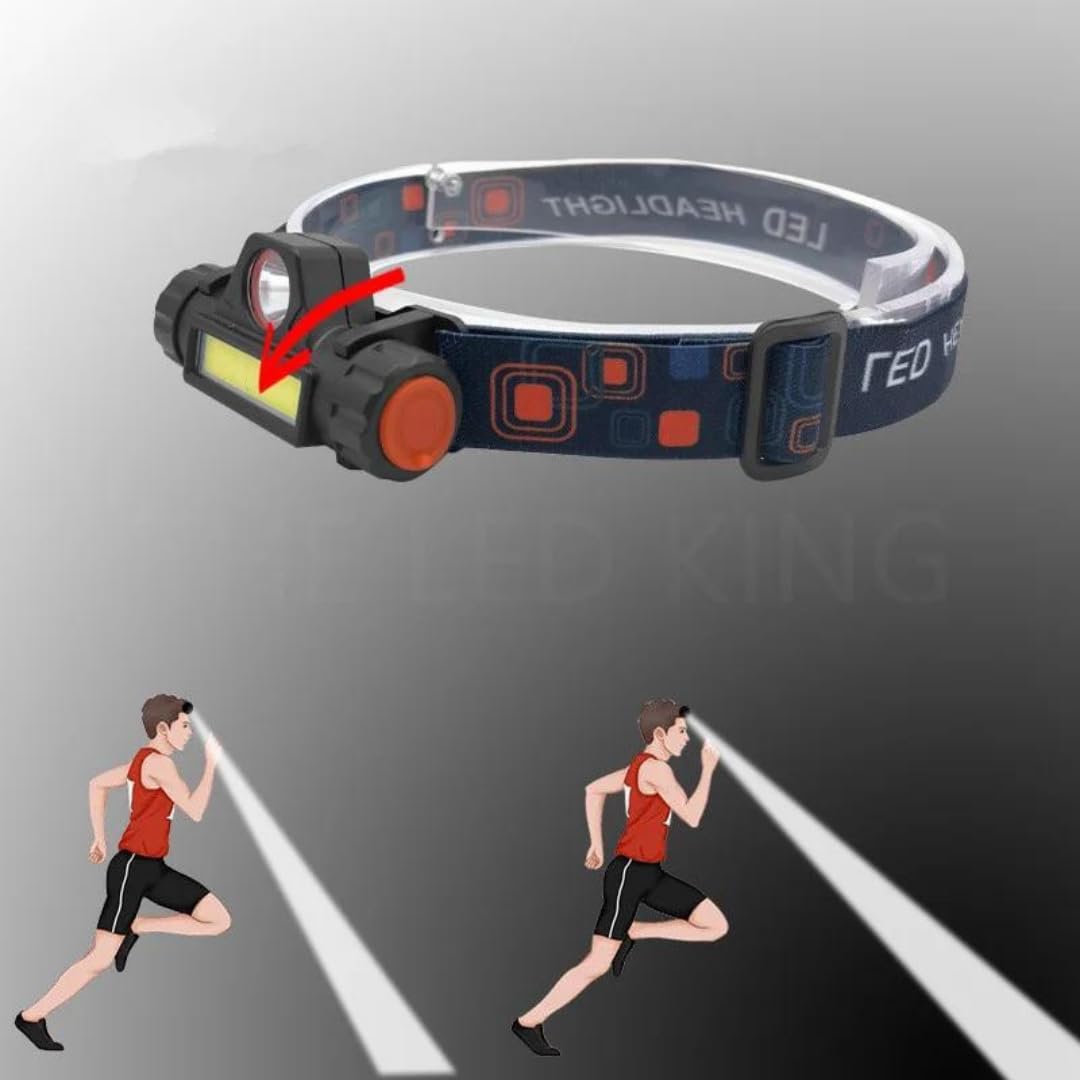 Rechargeable COB LED USB Headlamp Strong Magnetic Powerful Headlight Super Bright Waterproof Head Torch For Outdoor Fishing