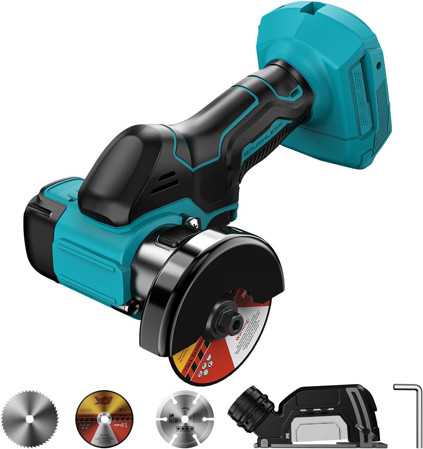 Makita Cordless Angle Grinder – 3 Inch Electric Cut-Off Tool / Mini Circular Saw