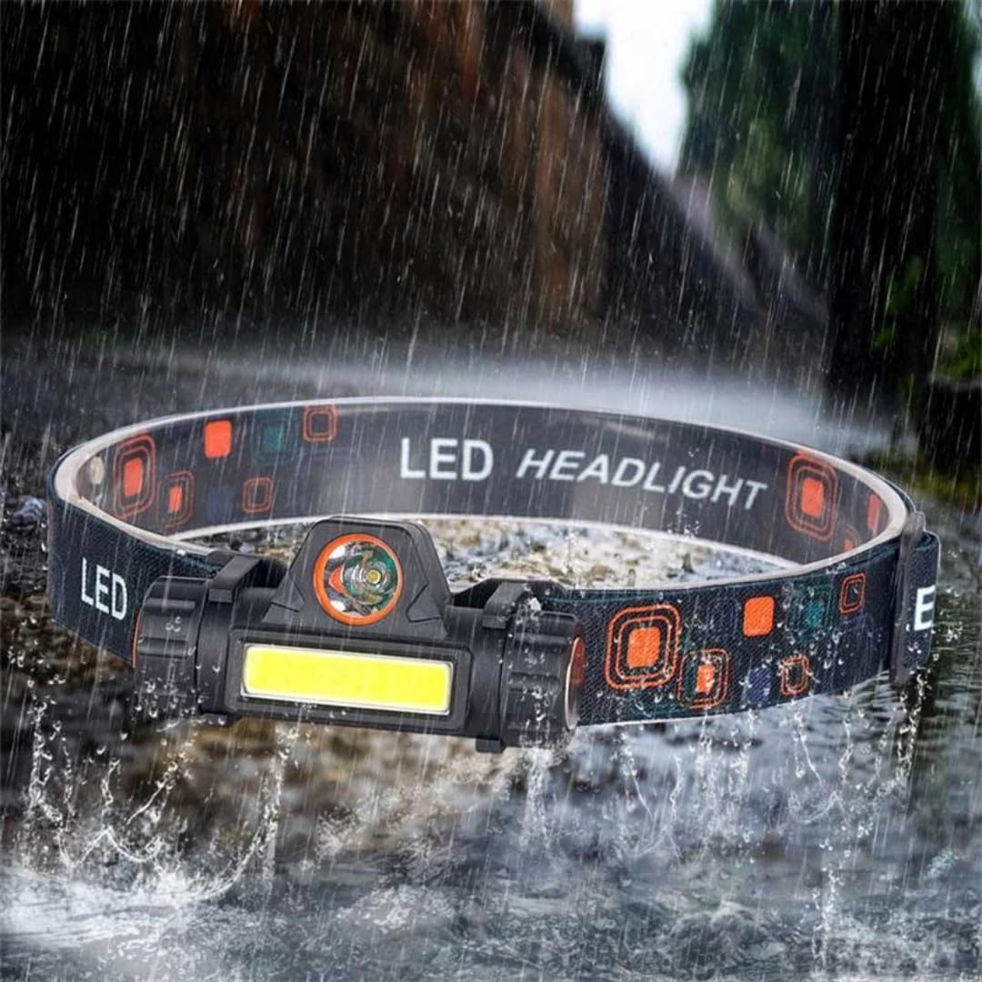 Rechargeable COB LED USB Headlamp Strong Magnetic Powerful Headlight Super Bright Waterproof Head Torch For Outdoor Fishing