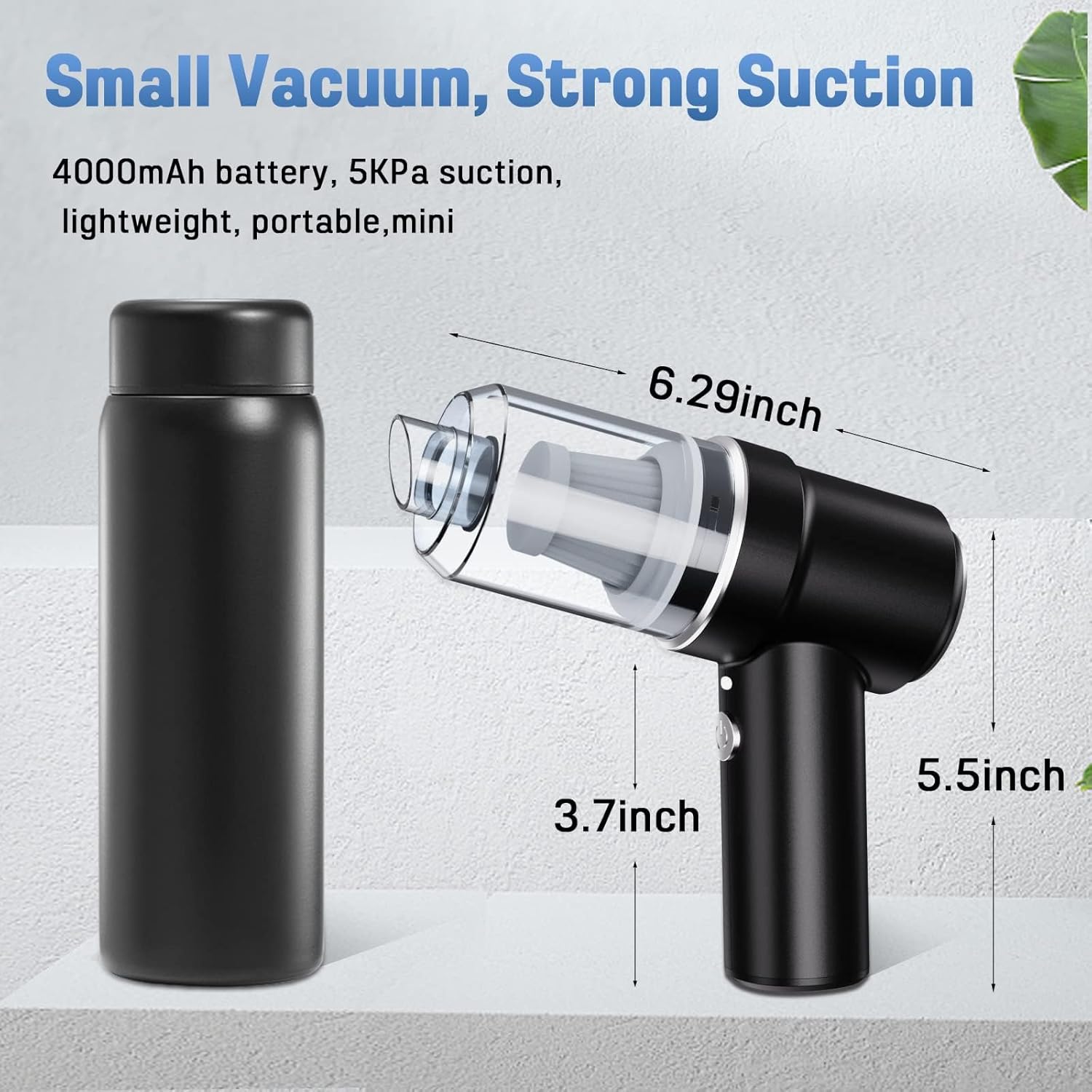 Portable Wireless Car Vacuum Cleaner Wireless Vacuum Cleaner Dual Use for Home and Car 120W High Power Powerful Vacuum Cleaner