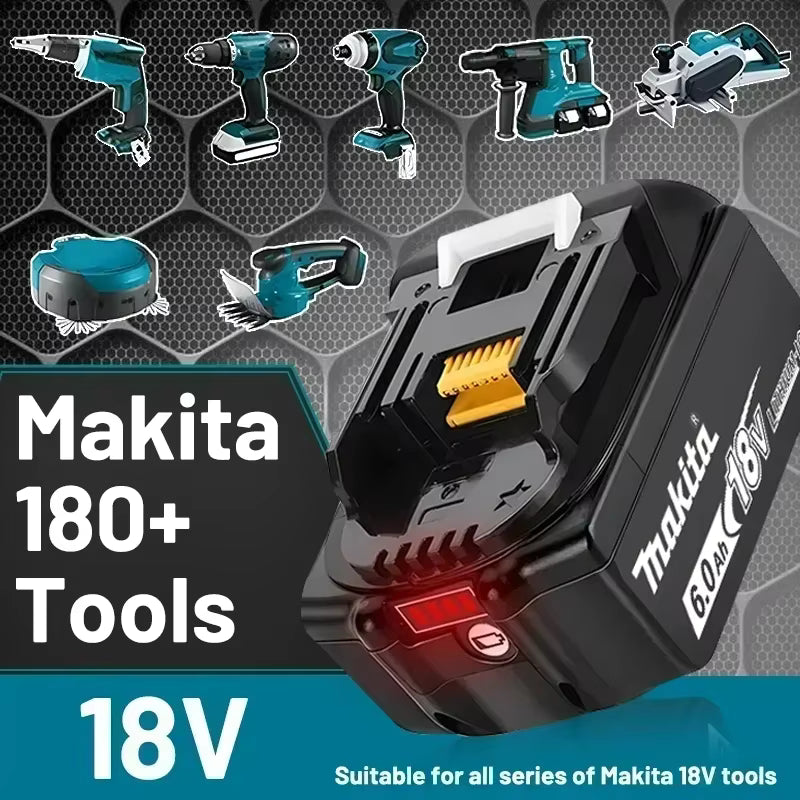 Makita Genuine BL1850 18V 6.0Ah Battery  Pack of 2,