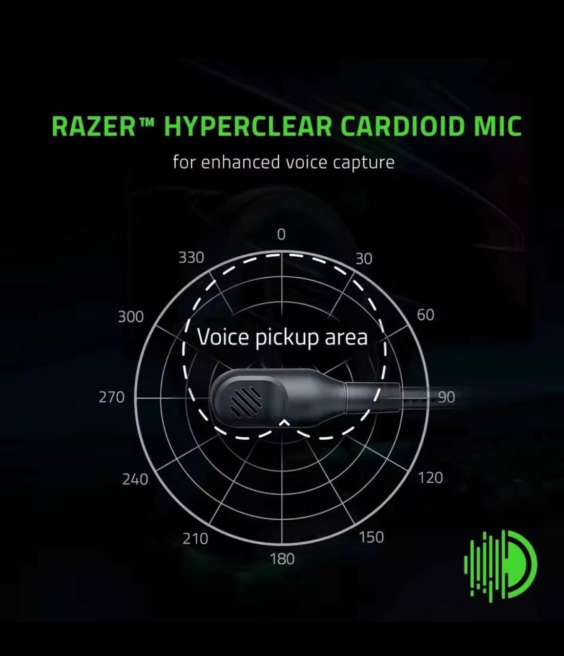 New Razer BlackShark V2 X Wired Esports Headset, Noise Cancellation, 7.1 Surround Sound