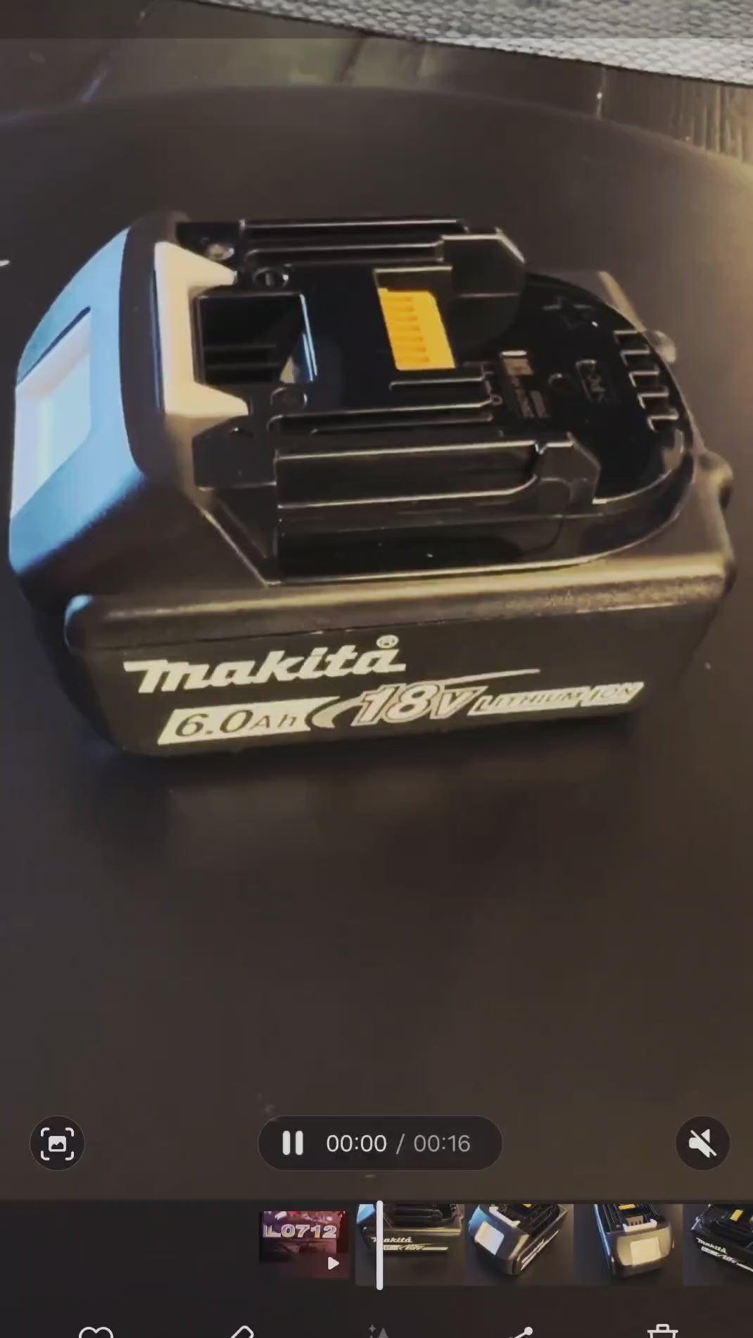 Makita Genuine BL1850 18V 6.0Ah Battery  Pack of 2,