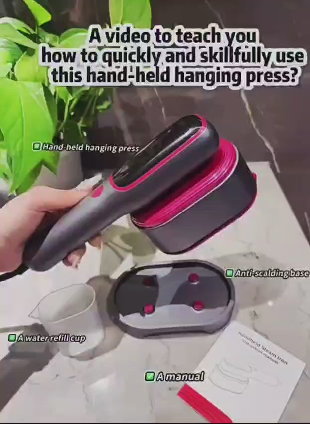 New Handheld Steam Iron Garment Steamer – Portable Mini Fabric Press for Home & Travel