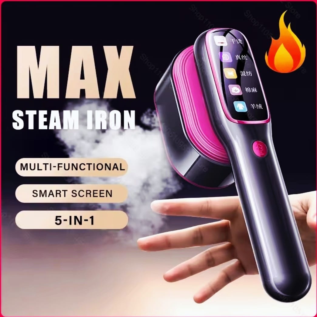 New Handheld Steam Iron Garment Steamer – Portable Mini Fabric Press for Home & Travel
