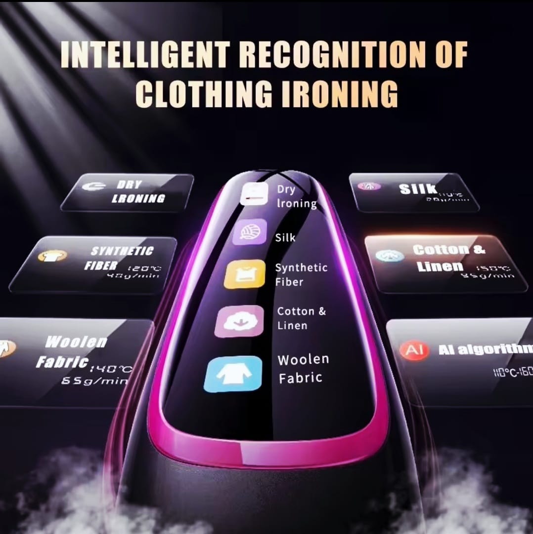 New Handheld Steam Iron Garment Steamer – Portable Mini Fabric Press for Home & Travel